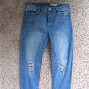 Fashion Nova Bees Knees Ankle Skinny Jeans